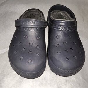 Navy Crocs Clogs